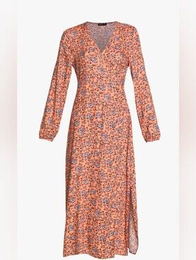 Cotton On Floral Maxi Wrap Dress